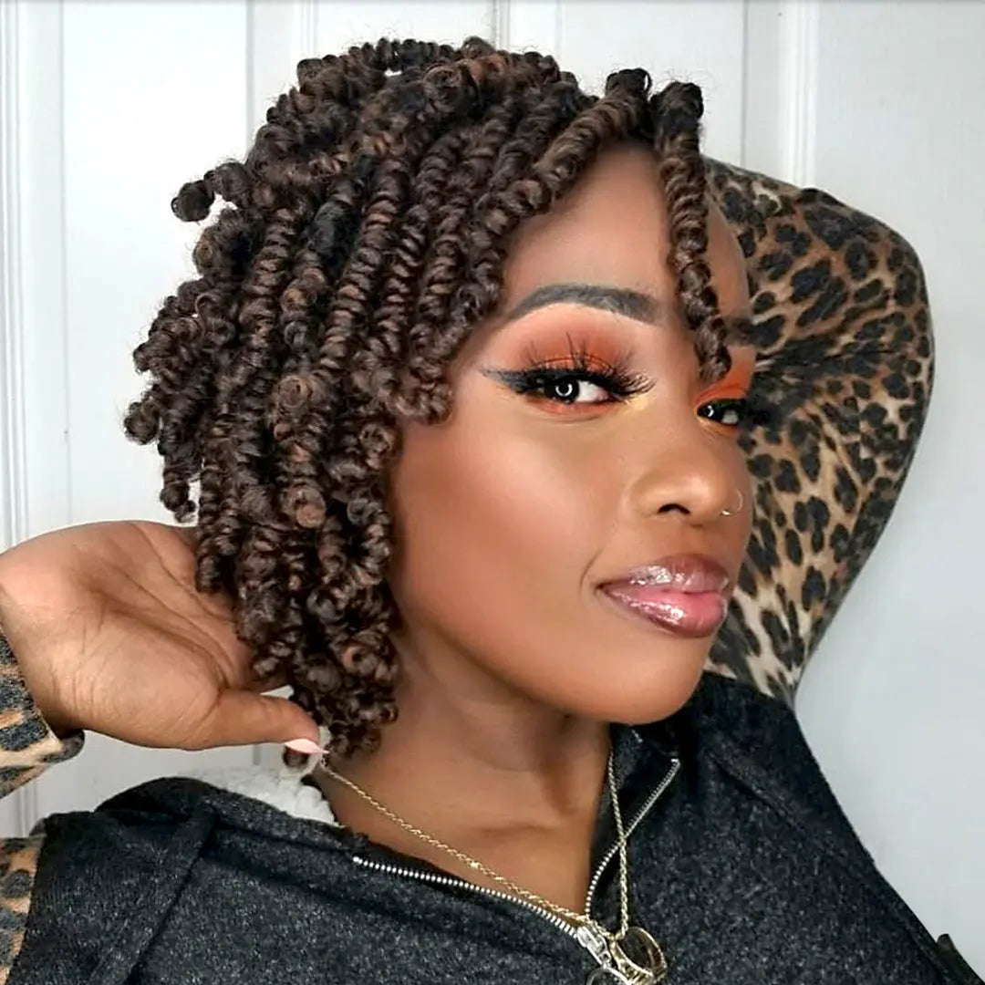Toyotress Bob Spring Twist Crochet Synthetic Braiding Hair Extensions